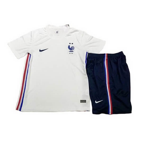 Camiseta Francia Replica Segunda Ropa Niños 2020 Blanco